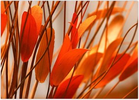 Tablou - Frunze înflorite (70x50 cm)