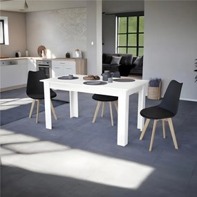 Masă de dining Yorki Standard 140x80 cm albă