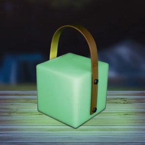 Lampă LED RGBW de exterior MAJORKA, 0,5 W, 5 V, USB, 1200 mAh, IP44, albă