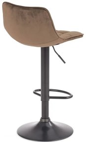 Scaun de bar 106x43 cm antracit/maro