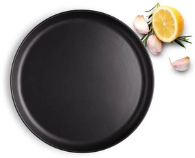 Talíř 25cm černý Nordic kitchen, Eva Solo