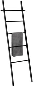 Scară din bambus pentru prosoape Wenko Suri, negru