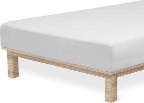 decoDoma Cearșaf elastic jersey cu elastan gri 180 x 200 cm