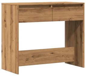 856775 vidaXL Măsuță consolă, stejar artizanal, 89x41x76,5 cm, lemn prelucrat