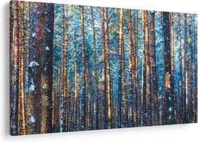 Tablou - Pădurea iarna (90x60 cm)