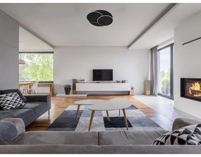 Plafonieră LED dimabilă LED/90W/230V 3000-6500K negru + telecomandă