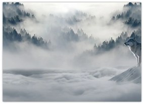 Tablou cu lupi (70x50 cm)