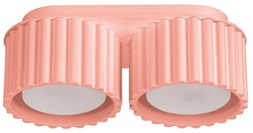 Sollux SL.1828 - Lampă spot AURA, 2x GX53, 10W, 230V, roz