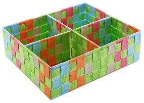 Cutie cu 4 compartimente din polietilena 10X27X32