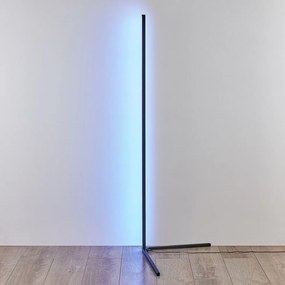 Lampadar negru LED (înălțime 141 cm) Level – Trio