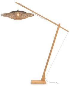 Lampadar din bambus KALIMANTAN orizontal L natur, 87cm