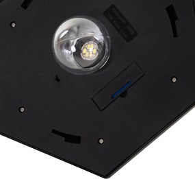 Outsunny Lampa de Extern cu 6 Lumini LED Pornire Automata Impermeabil | Aosom Romania