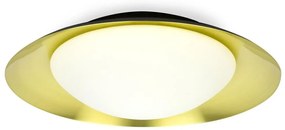 Plafoniera LED moderna SIDE 450 17W negru/auriu