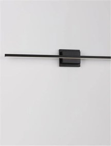 Aplica LED pentru oglinda / tablou AZURE negru L-90,5cm