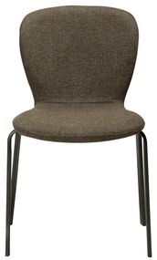 Scaun de dining kaki tapițat Heap – DAN-FORM Denmark