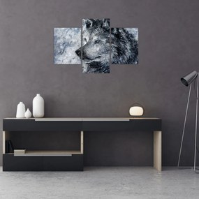 Tablou - Lupul din desene animate (90x60 cm)