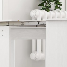 HOMCOM Masă de dining, masă pliantă, masă de bucătărie extensibilă, masă de sufragerie, PAL, 60-180 x 85 x 75 cm, Alb | Aosom Romania