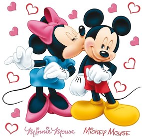 Decorațiune autocolantă Minnie & Mickey, 30 x 30 cm