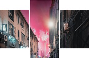 Tablou - Artificii din Marseille (90x60 cm)