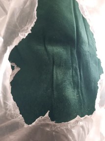OFERTA Pat tapitat boxspring GLORIEN VELVET 160x200 cm verde inchis II. calitate