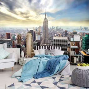 Fototapet - Panoama New York-ului (254x184 cm)