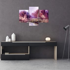 Tablou - Peisaj de toamnă - pictură (90x60 cm)