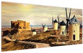 Tablou - Morile de vânt (120x50 cm)