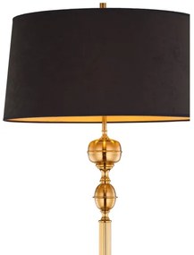 Lampadar BATUMI 1xE27/40W/230V neagră/alamă Jupiter 1955