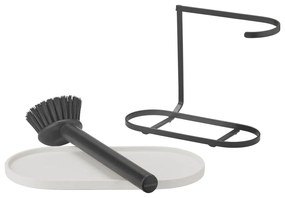 Suport pentru accesorii de spălat crem din beton Dhuva – Blomus