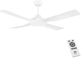 Ventilator de tavan Eglo 35088 BONDI 52W/230V alb + telecomandă