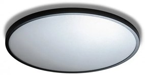 Plafoniera LED design slim MALTA R 50 3000K neagra