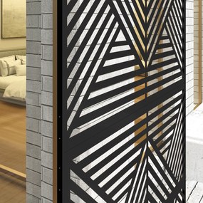 Outsunny Separator Divizor de Exterior și Spalier pentru Plante 122x45x198cm Negru | Aosom Romania