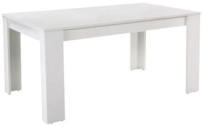 Masa dining, alba, 140x80 cm, TOMY NEW