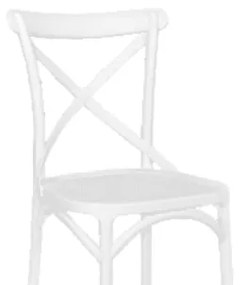 Set 4 scaune BALLINT-POLIPROPILENA- HORECA - ALB