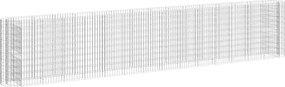 vidaXL Strat înălțat gabion, 540x50x100 cm, fier galvanizat