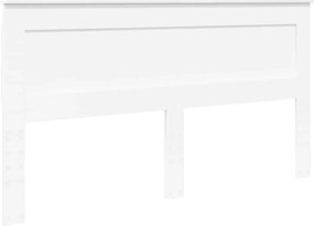 vidaXL Tăblie cap cu headboard Alb 200 cm Lemn compozit