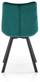 Set 6 scaune K332 velvet turcoaz