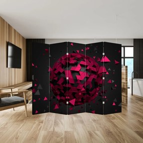 Paravan - Abstracție 3D (210x170 cm)