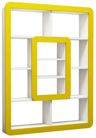 Bibliotecă Orkide Yellow and White