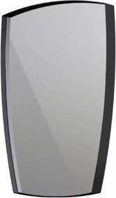 Oglinda asimetrica Oristo Louis 50 cm negru lucios