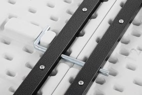 Masă pliabilă de grădină - alb, 180 cm