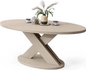 Mazzoni Măsuță de cafea ovală LOXA Cașmir - MĂSUȚĂ DE CAFEA 120x65 cm