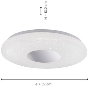 Plafonieră LED cu senzor LAVINIA LED/18W/230V IP44 Leuchten Direkt 14822-17