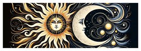 Tablou simbol solar și lunar