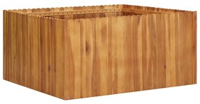 Strat inaltat de gradina, 100x100x50 cm, lemn masiv de acacia 1, 100 x 100 x 50 cm