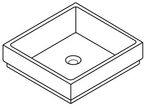 GROHE 3948100H - Lavoar CUBE 500 × 470 mm, din ceramică, alb
