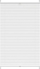 vidaXL Jaluzea plisse, alb, 70x150 cm, pliuri