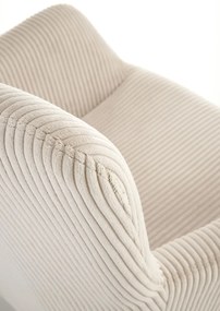 Fotoliu Amaro velvet crem H97 cm