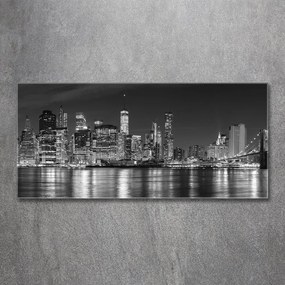 Tablou acrilic Manhattan pe timp de noapte