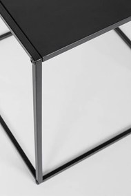 Măsuțe de cafea negre 2 buc. din metal 38x38 cm Alrik – Yes Everyday